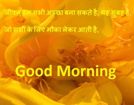 good morning images hindi